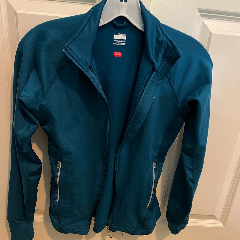 Nike jacket XS Dark teal blue